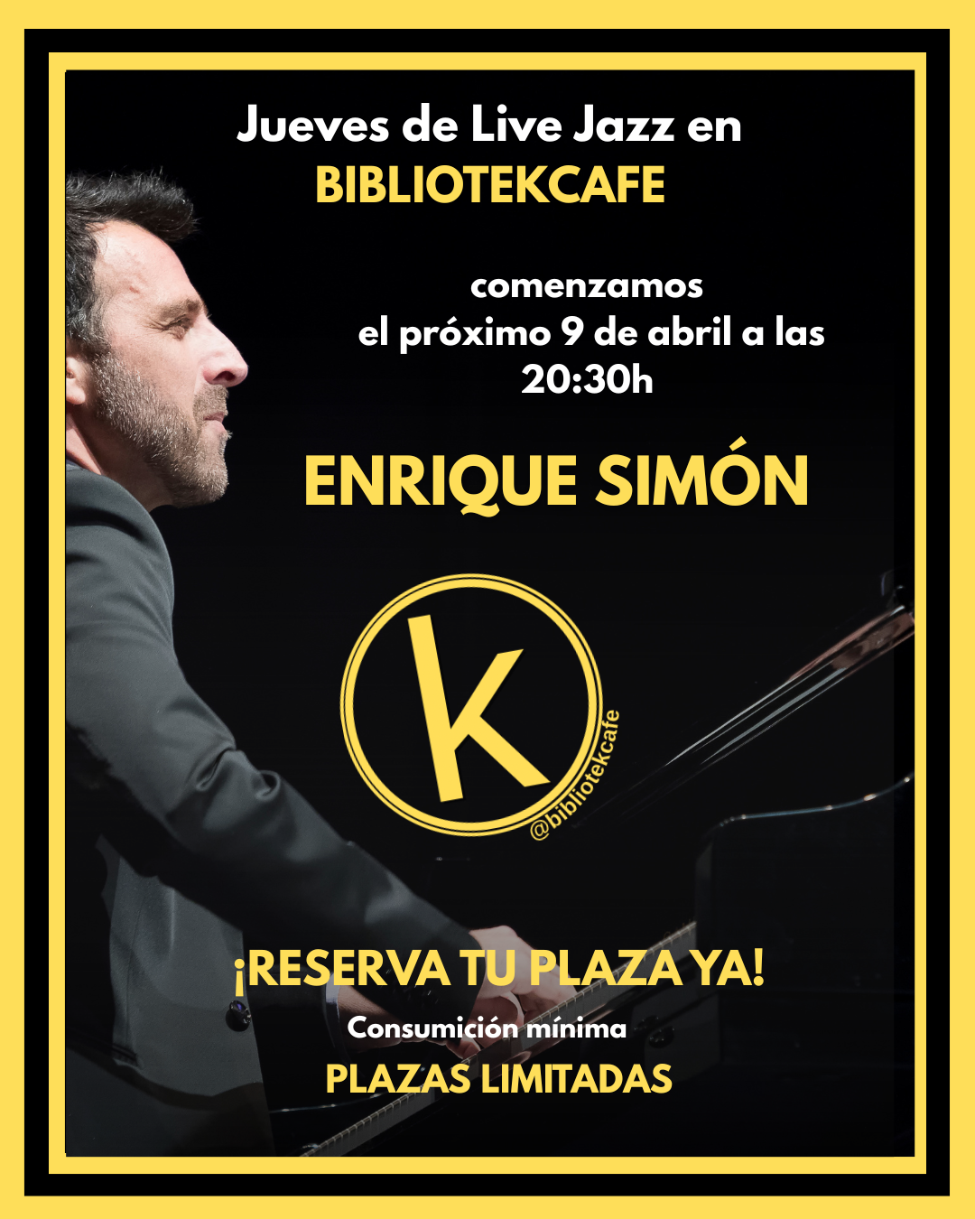 Jueves de Live jazz con Enrique Simón