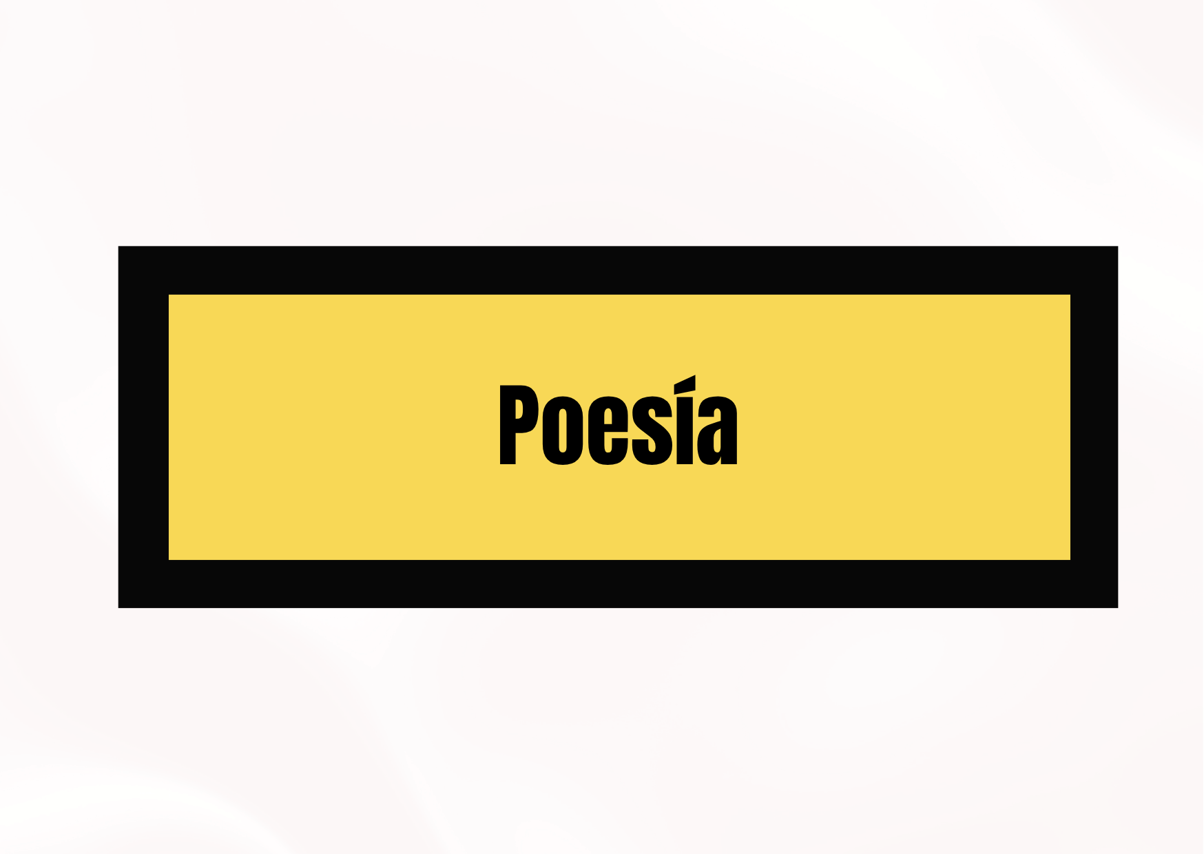 Poesía