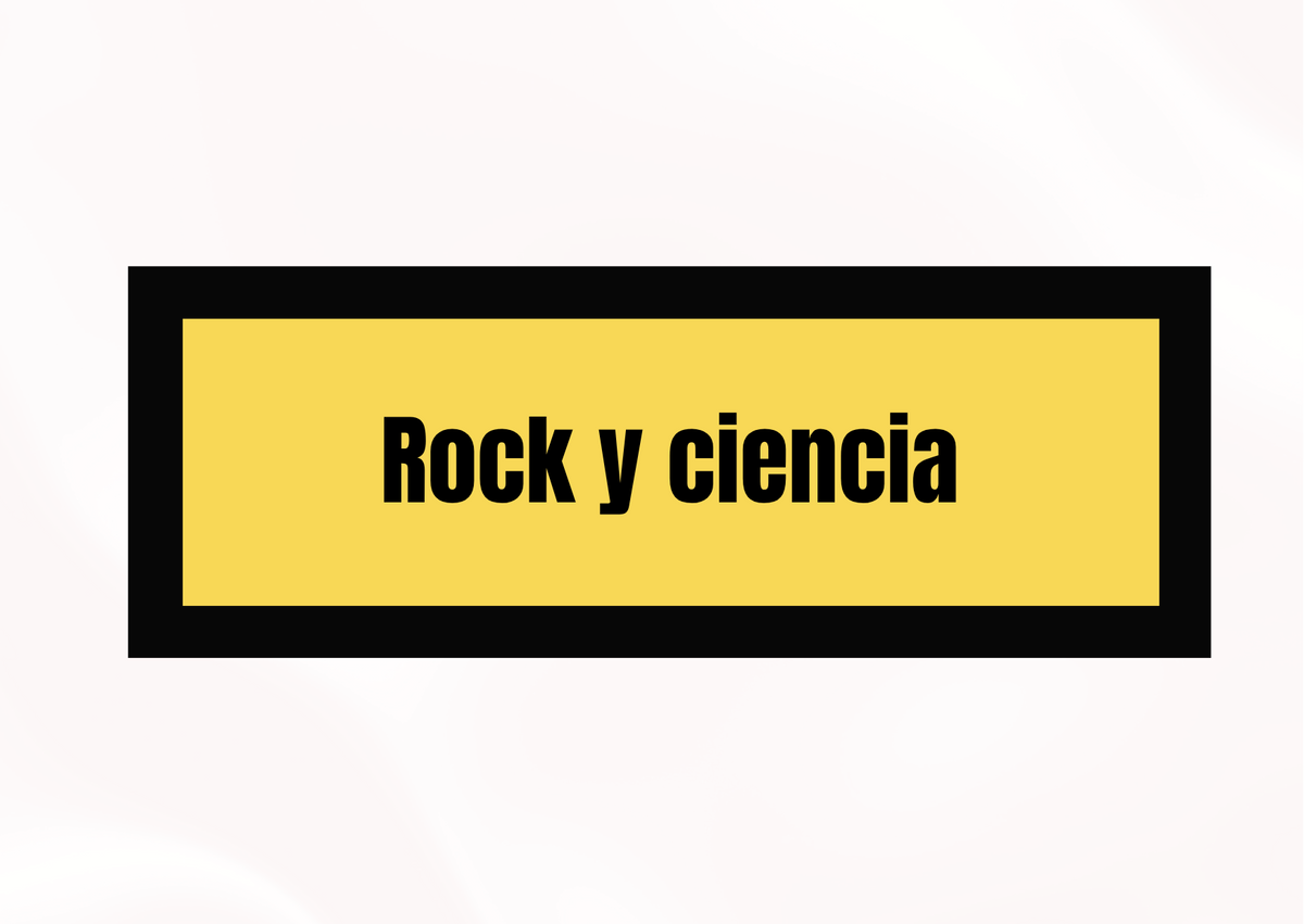 Rock y ciencia