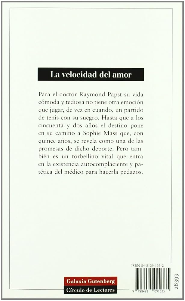 La velocidad del amor: Match Ball (Narrativa) cover image