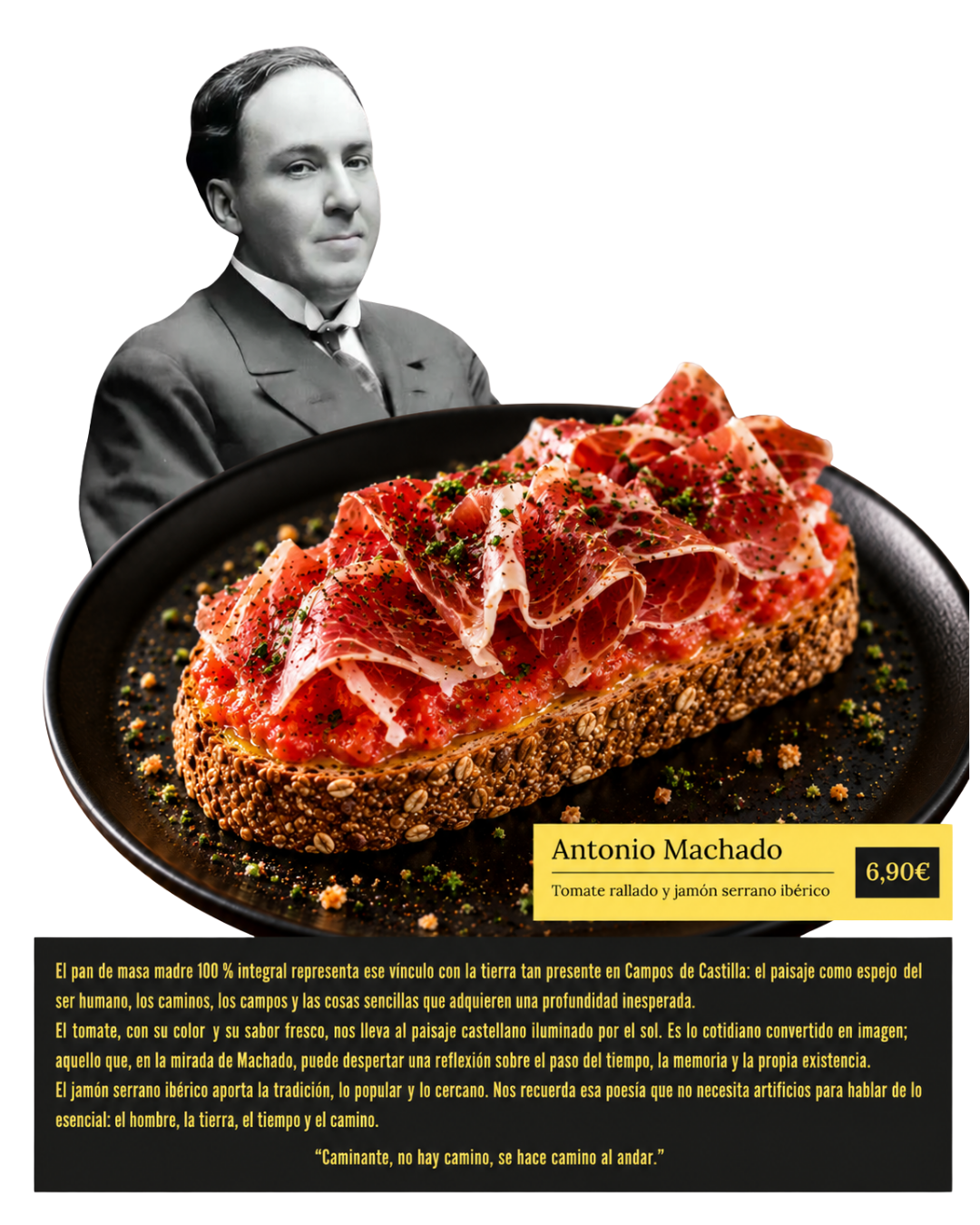 Antonio Machado tostada