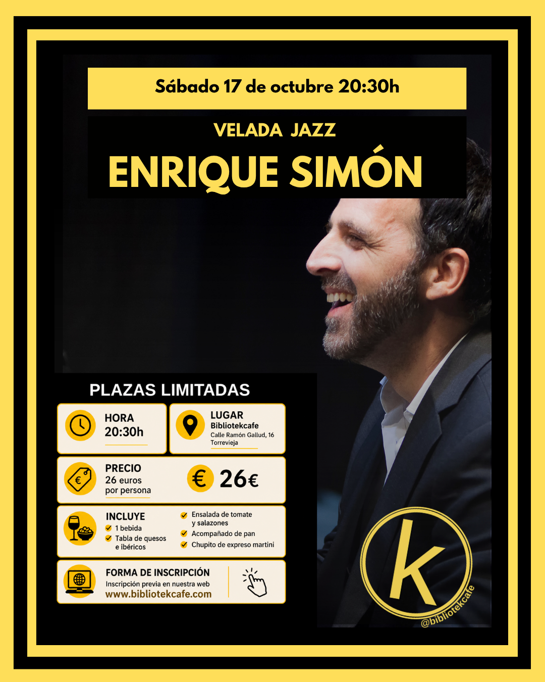 Velada Jazz · Enrique Simón