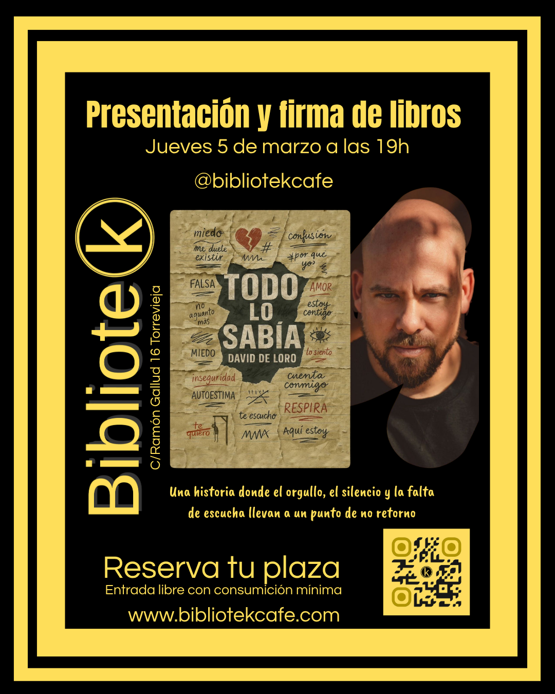 Presentación y firma de libros · David de Loro