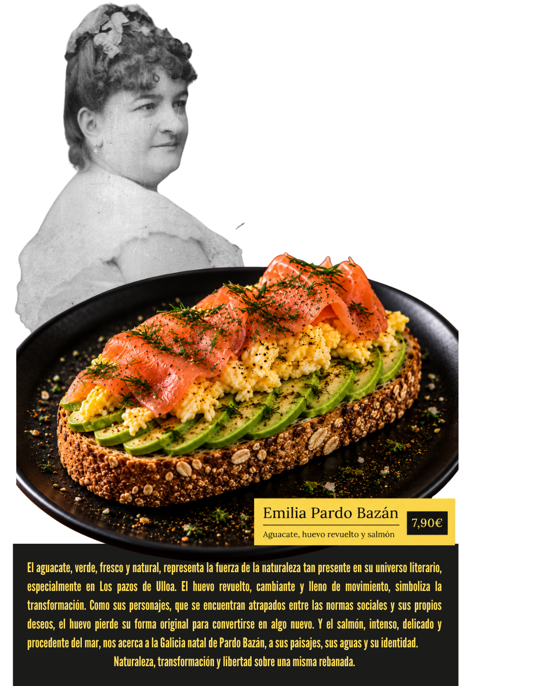 Emilia Pardo Bazán tostada