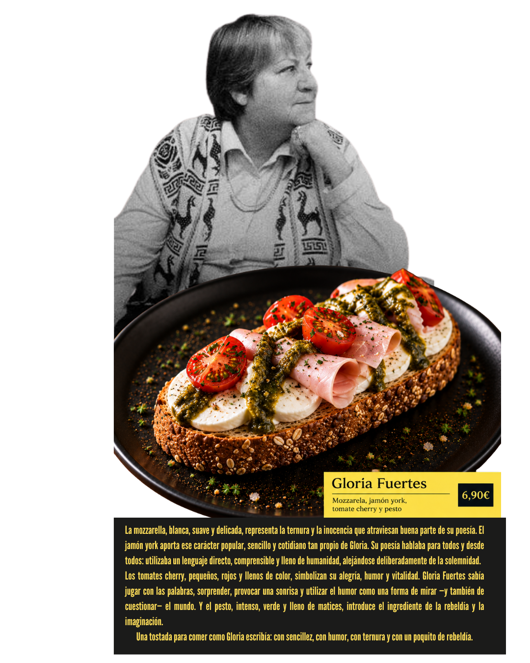 Gloria Fuertes tostada
