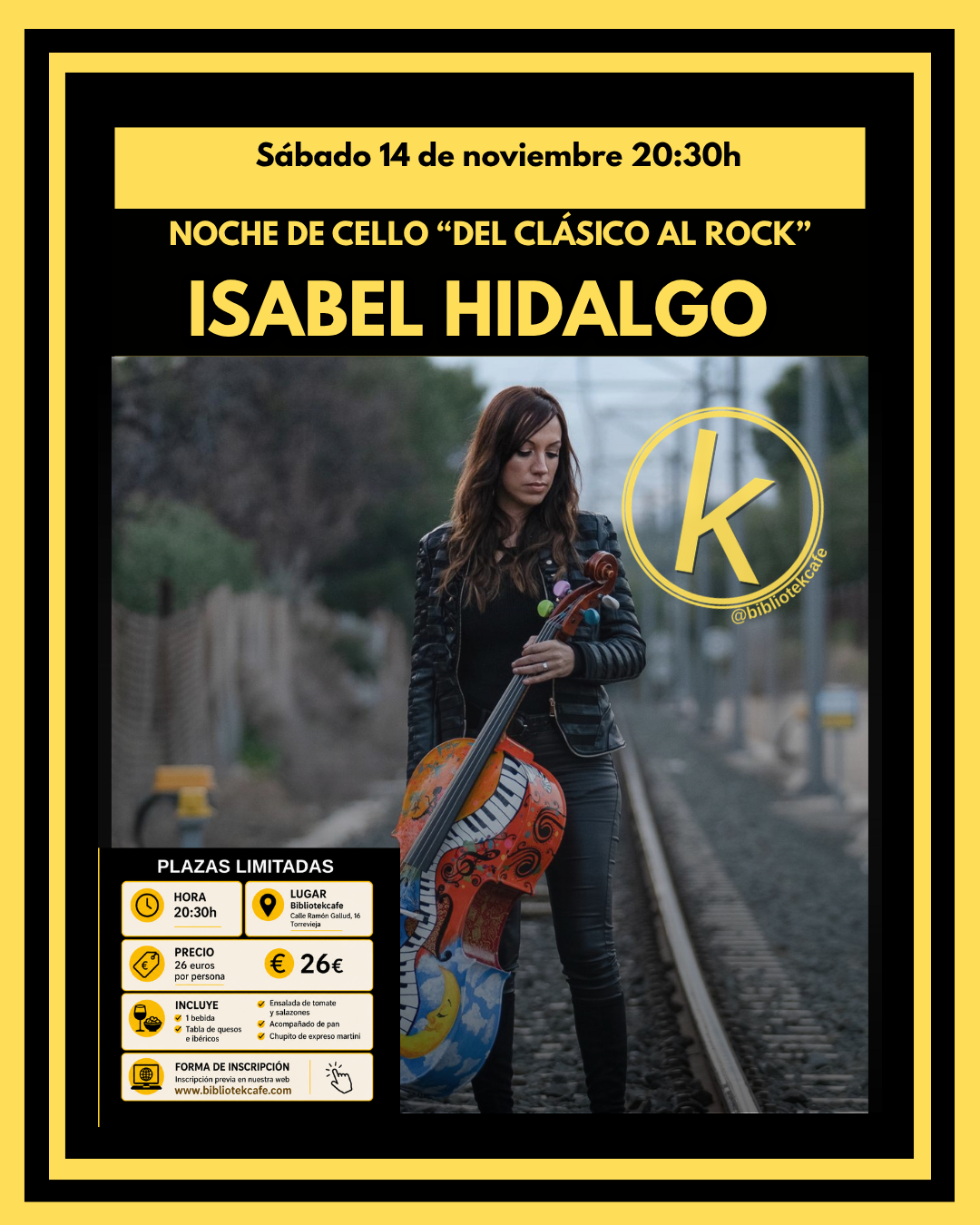 Noche de cello. Del clásico al rock"