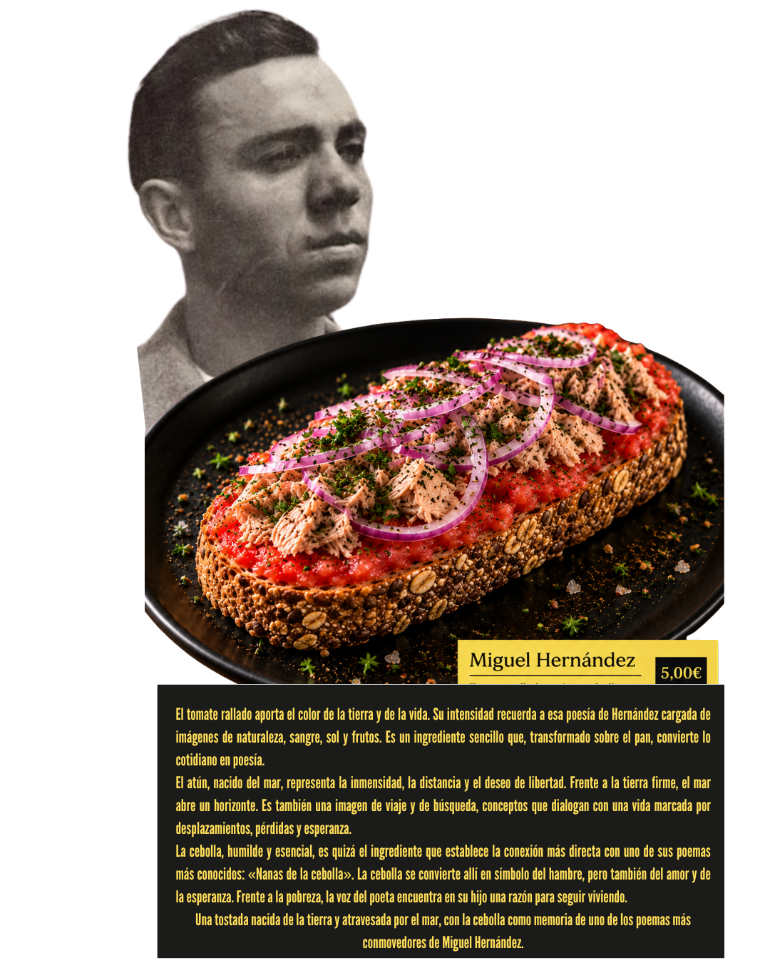 Miguel Hernández tostada