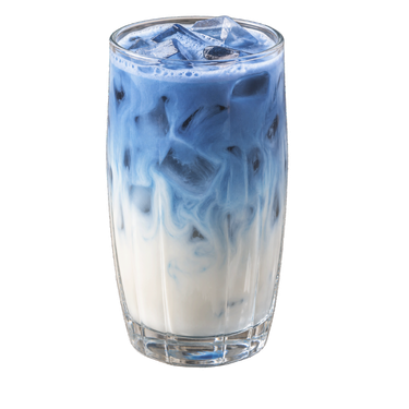 Blue espirulina latte