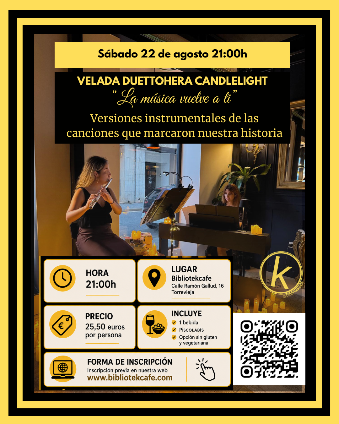 CANDLELIGHT DUETO HERA 22 DE AGOSTO